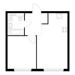 1-BD Apartment Sale, 40.6 sq. m. at Holland Park, Volokolamskoye Highway, 71/13к1, Moscow, Russia #2