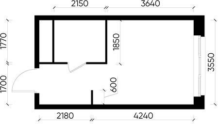 Apartment Sale, 21.6 sq. m. at Pervyi Moskovskiy, ulitsa Bianki, 1, Moskovskiy, Moscow, Russia #4