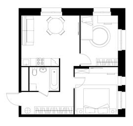 2-BD Apartment Sale, 54.8 sq. m. at Pervyi Moskovskiy, ulitsa Bianki, 1, Moskovskiy, Moscow, Russia #3 2-BD Apartment Sale, 54.8 sq. m. at Pervyi Moskovskiy, ulitsa Bianki, 1, Moskovskiy, Moscow, Russia #3