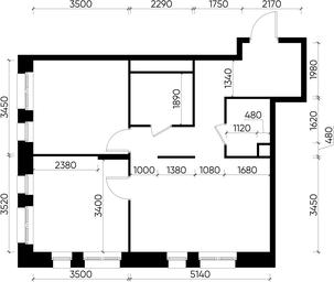 2-BD Apartment Sale, 61.1平方米 at Pervyi Moskovskiy, ulitsa Bianki, 1, Moskovskiy, Moscow, Russia #2 2-BD Apartment Sale, 61.1平方米 at Pervyi Moskovskiy, ulitsa Bianki, 1, Moskovskiy, Moscow, Russia #2