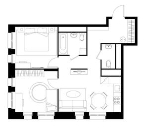 2-BD Apartment Sale, 59.5 sq. m. at Pervyi Moskovskiy, ulitsa Bianki, 1, Moskovskiy, Moscow, Russia #3 2-BD Apartment Sale, 59.5 sq. m. at Pervyi Moskovskiy, ulitsa Bianki, 1, Moskovskiy, Moscow, Russia #3