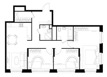 3-BD Apartment Sale, 84.5 sq. m. at Pervyi Moskovskiy, ulitsa Bianki, 1, Moskovskiy, Moscow, Russia #3