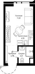 Apartment Sale, 23.21 sq. m. at Jois, 3rd Silikatny Drive, 10, Moscow, Russia #3 Apartment Sale, 23.21 sq. m. at Jois, 3rd Silikatny Drive, 10, Moscow, Russia #3