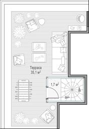 1-BD Apartment Sale, 109.4 sq. m. at Life Time, Sergeya Makeyeva Street, вл11/9с1-10, Moscow, Russia #3 1-BD Apartment Sale, 109.4 sq. m. at Life Time, Sergeya Makeyeva Street, вл11/9с1-10, Moscow, Russia #3