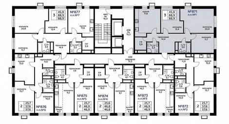 2-BD Apartment Sale, 88.5 sq. m. at Veresk, 3rd Khoroshyovskaya Street, вл19с3к1, Moscow, Russia #3 2-BD Apartment Sale, 88.5 sq. m. at Veresk, 3rd Khoroshyovskaya Street, вл19с3к1, Moscow, Russia #3