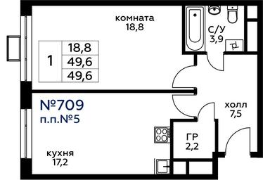 Apartment Sale, 49.9 sq. m. at Veresk, 3rd Khoroshyovskaya Street, вл19с3к1, Moscow, Russia #2 Apartment Sale, 49.9 sq. m. at Veresk, 3rd Khoroshyovskaya Street, вл19с3к1, Moscow, Russia #2