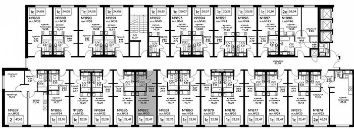 Продажа квартиры, 22,57 м² в ЖК «Перец», Пятницкое шоссе, 58, Москва, Россия #3 Продажа квартиры, 22,57 м² в ЖК «Перец», Пятницкое шоссе, 58, Москва, Россия #3
