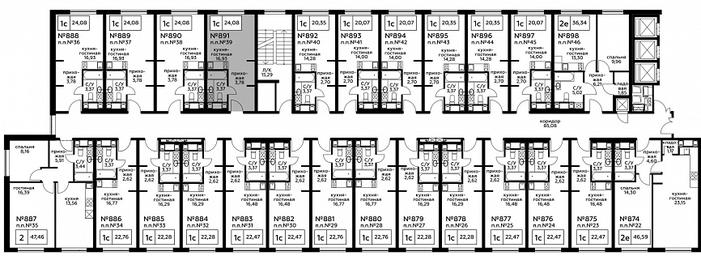 Apartment Sale, 24.17 sq. m. at Perets, Pyatnitskoye Highway, 58, Moscow, Russia #3