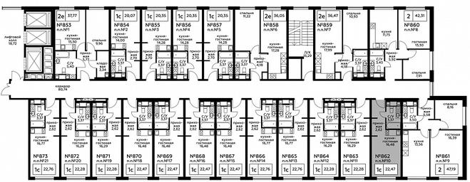 Apartment Sale, 22.57 sq. m. at Perets, Pyatnitskoye Highway, 58, Moscow, Russia #3