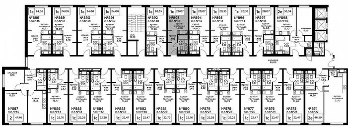Apartment Sale, 20.17平方米 at Perets, Pyatnitskoye Highway, 58, Moscow, Russia #3