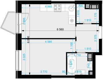 1-BD Apartment Sale, 36.9 sq. m. at Crystal, Generala Glagoleva Street, 16с1, Moscow, Russia #4