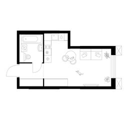 Apartment Sale, 24.1 sq. m. at Plehanova 11, Plekhanova Street, 13с6, Moscow, Russia #3