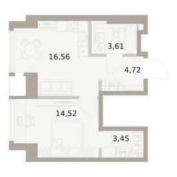 1-BD Apartment Sale, 42.86平方米 at The Five, 5th Donskoy Drive, вл21к6, Moscow, Russia #3 1-BD Apartment Sale, 42.86平方米 at The Five, 5th Donskoy Drive, вл21к6, Moscow, Russia #3