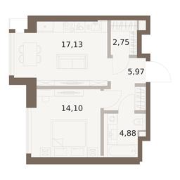 1-BD Apartment Sale, 44.83 sq. m. at The Five, 5th Donskoy Drive, вл21к6, Moscow, Russia #2 1-BD Apartment Sale, 44.83 sq. m. at The Five, 5th Donskoy Drive, вл21к6, Moscow, Russia #2