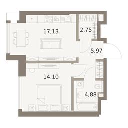 1-BD Apartment Sale, 44.83 sq. m. at The Five, 5th Donskoy Drive, вл21к6, Moscow, Russia #4