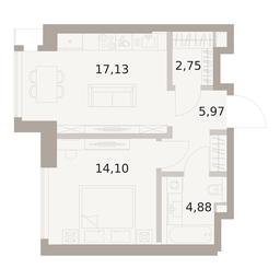 1-BD Apartment Sale, 44.83 sq. m. at The Five, 5th Donskoy Drive, вл21к6, Moscow, Russia #3 1-BD Apartment Sale, 44.83 sq. m. at The Five, 5th Donskoy Drive, вл21к6, Moscow, Russia #3