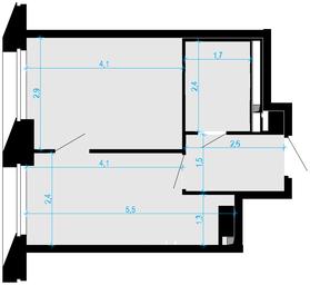 1-BD Apartment Sale, 30.8 sq. m. at Novaya Zvezda, Bachurinskaya ulitsa, 11, Settlement of Kommunarka, Moscow, Russia #2