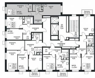 Apartment Sale, 40.2 sq. m. at Tsvetochnye Poliany, kvartal № 23, Filimonkovskoye Municipal Formation, Moscow, Russia #3 Apartment Sale, 40.2 sq. m. at Tsvetochnye Poliany, kvartal № 23, Filimonkovskoye Municipal Formation, Moscow, Russia #3