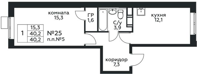 Apartment Sale, 40.2 sq. m. at Tsvetochnye Poliany, kvartal № 23, Filimonkovskoye Municipal Formation, Moscow, Russia #2 Apartment Sale, 40.2 sq. m. at Tsvetochnye Poliany, kvartal № 23, Filimonkovskoye Municipal Formation, Moscow, Russia #2