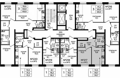 Apartment Sale, 30.6 sq. m. at Eko Bunino, prospekt Kuprina, 34к1, Sosenskoye Settlement, Moscow, Russia #4