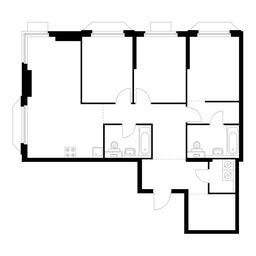 3-BD Apartment Sale, 91.1 sq. m. at Holland Park, Volokolamskoye Highway, 71/13к1, Moscow, Russia #3 3-BD Apartment Sale, 91.1 sq. m. at Holland Park, Volokolamskoye Highway, 71/13к1, Moscow, Russia #3