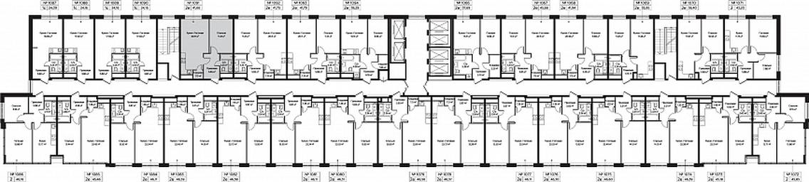 2-BD Apartment Sale, 41.66平方米 at Perets, Pyatnitskoye Highway, 58, Moscow, Russia #3 2-BD Apartment Sale, 41.66平方米 at Perets, Pyatnitskoye Highway, 58, Moscow, Russia #3