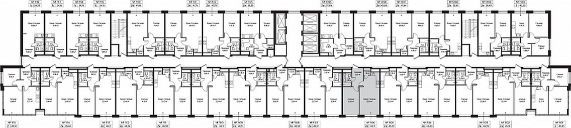 2-BD Apartment Sale, 46.11 sq. m. at Perets, Pyatnitskoye Highway, 58, Moscow, Russia #3 2-BD Apartment Sale, 46.11 sq. m. at Perets, Pyatnitskoye Highway, 58, Moscow, Russia #3