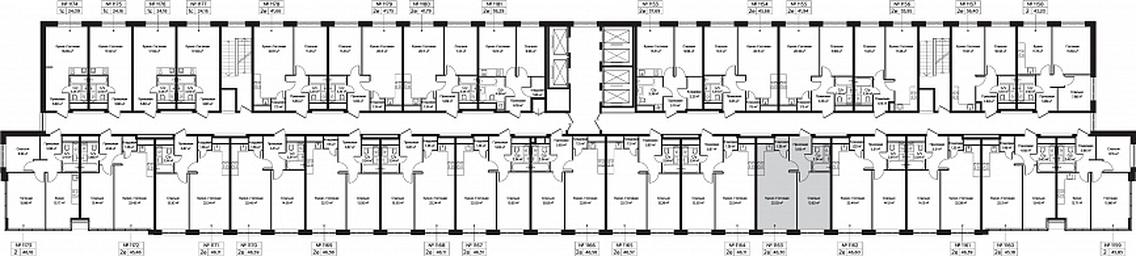 2-BD Apartment Sale, 46.3 sq. m. at Perets, Pyatnitskoye Highway, 58, Moscow, Russia #3 2-BD Apartment Sale, 46.3 sq. m. at Perets, Pyatnitskoye Highway, 58, Moscow, Russia #3
