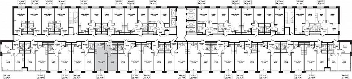 2-BD Apartment Sale, 46.38 sq. m. at Perets, Pyatnitskoye Highway, 58, Moscow, Russia #3 2-BD Apartment Sale, 46.38 sq. m. at Perets, Pyatnitskoye Highway, 58, Moscow, Russia #3