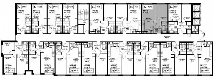 2-BD Apartment Sale, 41.79 sq. m. at Perets, Pyatnitskoye Highway, 58, Moscow, Russia #3