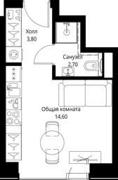 Apartment Sale, 21.1平方米 at VEER, Vereyskaya Street, Moscow, Russia #2 Apartment Sale, 21.1平方米 at VEER, Vereyskaya Street, Moscow, Russia #2