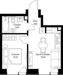 1-BD Apartment Sale, 31.8 sq. m. at VEER, Vereyskaya Street, Moscow, Russia #3 1-BD Apartment Sale, 31.8 sq. m. at VEER, Vereyskaya Street, Moscow, Russia #3