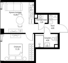 1-BD Apartment Sale, 34.2 sq. m. at VEER, Vereyskaya Street, Moscow, Russia #2 1-BD Apartment Sale, 34.2 sq. m. at VEER, Vereyskaya Street, Moscow, Russia #2