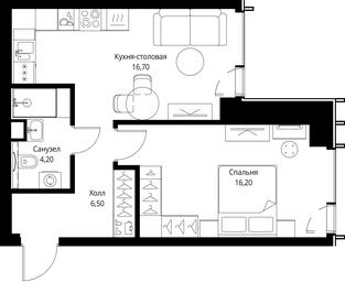 1-BD Apartment Sale, 43.6 sq. m. at VEER, Vereyskaya Street, Moscow, Russia #2 1-BD Apartment Sale, 43.6 sq. m. at VEER, Vereyskaya Street, Moscow, Russia #2