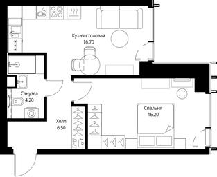 1-BD Apartment Sale, 43.6 sq. m. at VEER, Vereyskaya Street, Moscow, Russia #3 1-BD Apartment Sale, 43.6 sq. m. at VEER, Vereyskaya Street, Moscow, Russia #3
