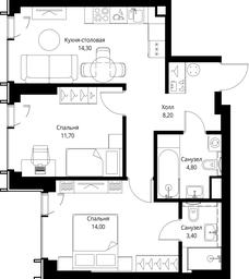 Продажа 2-комн. квартиры, 56,4 м² в ЖК «VEER», Верейская улица, Москва, Россия #2