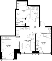 2-BD Apartment Sale, 65.6 sq. m. at VEER, Vereyskaya Street, Moscow, Russia #3 2-BD Apartment Sale, 65.6 sq. m. at VEER, Vereyskaya Street, Moscow, Russia #3