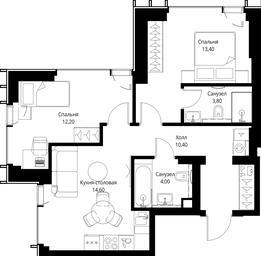 Продажа 2-комн. квартиры, 58,4 м² в ЖК «VEER», Верейская улица, Москва, Россия #3
