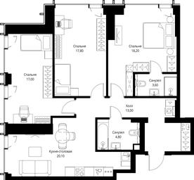 3-BD Apartment Sale, 94.5 sq. m. at VEER, Vereyskaya Street, Moscow, Russia #2 3-BD Apartment Sale, 94.5 sq. m. at VEER, Vereyskaya Street, Moscow, Russia #2