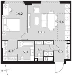 Продажа 2-комн. квартиры, 57,4 м² в ЖК «Сидней Сити (Sydney City)», улица Шеногина, 2, Москва, Россия #3 Продажа 2-комн. квартиры, 57,4 м² в ЖК «Сидней Сити (Sydney City)», улица Шеногина, 2, Москва, Россия #3