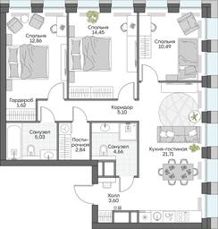 2-BD Apartment Sale, 67.62 sq. m. at Dom na naberezhnoy INSIDER (Insayder), Avtozavodskaya Street, Moscow, Russia #2