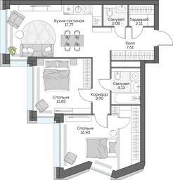 1-BD Apartment Sale, 38.17 sq. m. at Dom na naberezhnoy INSIDER (Insayder), Avtozavodskaya Street, Moscow, Russia #2 1-BD Apartment Sale, 38.17 sq. m. at Dom na naberezhnoy INSIDER (Insayder), Avtozavodskaya Street, Moscow, Russia #2