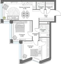2-BD Apartment Sale, 65.98 sq. m. at Dom na naberezhnoy INSIDER (Insayder), Avtozavodskaya Street, Moscow, Russia #3 2-BD Apartment Sale, 65.98 sq. m. at Dom na naberezhnoy INSIDER (Insayder), Avtozavodskaya Street, Moscow, Russia #3