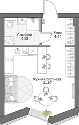 Apartment Sale, 30.39 sq. m. at Dom na naberezhnoy INSIDER (Insayder), Avtozavodskaya Street, Moscow, Russia #4