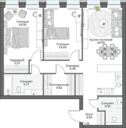 2-BD Apartment Sale, 69.31 sq. m. at Dom na naberezhnoy INSIDER (Insayder), Avtozavodskaya Street, Moscow, Russia #3 2-BD Apartment Sale, 69.31 sq. m. at Dom na naberezhnoy INSIDER (Insayder), Avtozavodskaya Street, Moscow, Russia #3