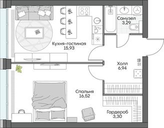 1-BD Apartment Sale, 36.61 sq. m. at Dom na naberezhnoy INSIDER (Insayder), Avtozavodskaya Street, Moscow, Russia #2 1-BD Apartment Sale, 36.61 sq. m. at Dom na naberezhnoy INSIDER (Insayder), Avtozavodskaya Street, Moscow, Russia #2
