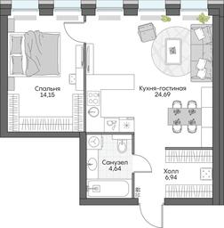 1-BD Apartment Sale, 38.17 sq. m. at Dom na naberezhnoy INSIDER (Insayder), Avtozavodskaya Street, Moscow, Russia #2 1-BD Apartment Sale, 38.17 sq. m. at Dom na naberezhnoy INSIDER (Insayder), Avtozavodskaya Street, Moscow, Russia #2