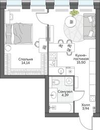 1-BD Apartment Sale, 38.15 sq. m. at Dom na naberezhnoy INSIDER (Insayder), Avtozavodskaya Street, Moscow, Russia #3 1-BD Apartment Sale, 38.15 sq. m. at Dom na naberezhnoy INSIDER (Insayder), Avtozavodskaya Street, Moscow, Russia #3