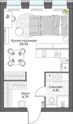 Apartment Sale, 34.68 sq. m. at Dom na naberezhnoy INSIDER (Insayder), Avtozavodskaya Street, Moscow, Russia #3 Apartment Sale, 34.68 sq. m. at Dom na naberezhnoy INSIDER (Insayder), Avtozavodskaya Street, Moscow, Russia #3
