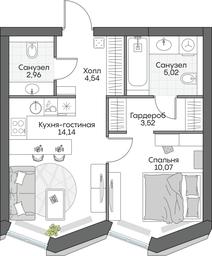 1-BD Apartment Sale, 48.44 sq. m. at Dom na naberezhnoy INSIDER (Insayder), Avtozavodskaya Street, Moscow, Russia #3 1-BD Apartment Sale, 48.44 sq. m. at Dom na naberezhnoy INSIDER (Insayder), Avtozavodskaya Street, Moscow, Russia #3